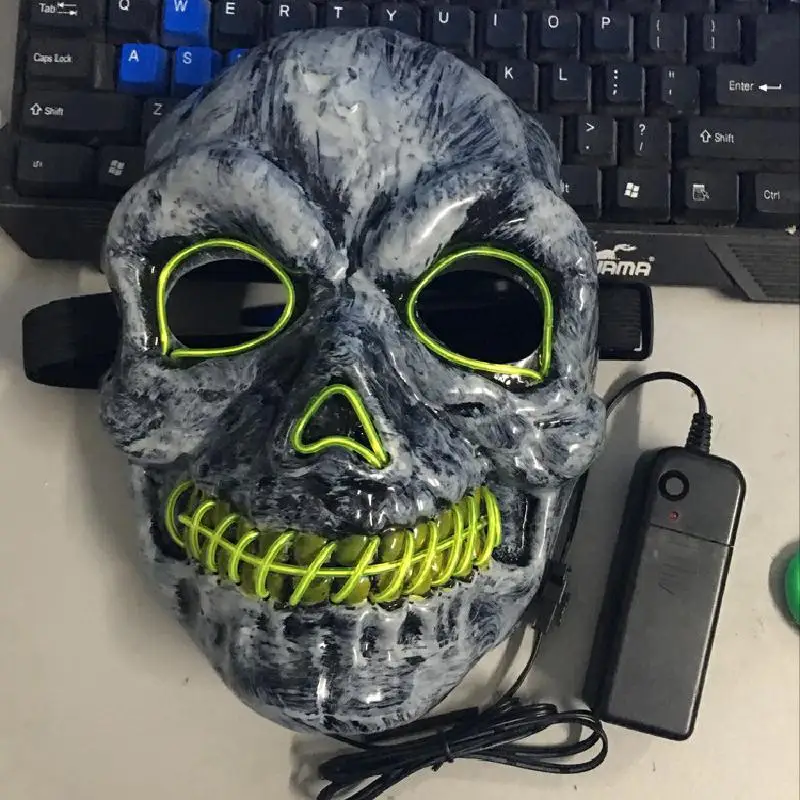 Новинка светящаяся V образная маска для Хэллоуина| |