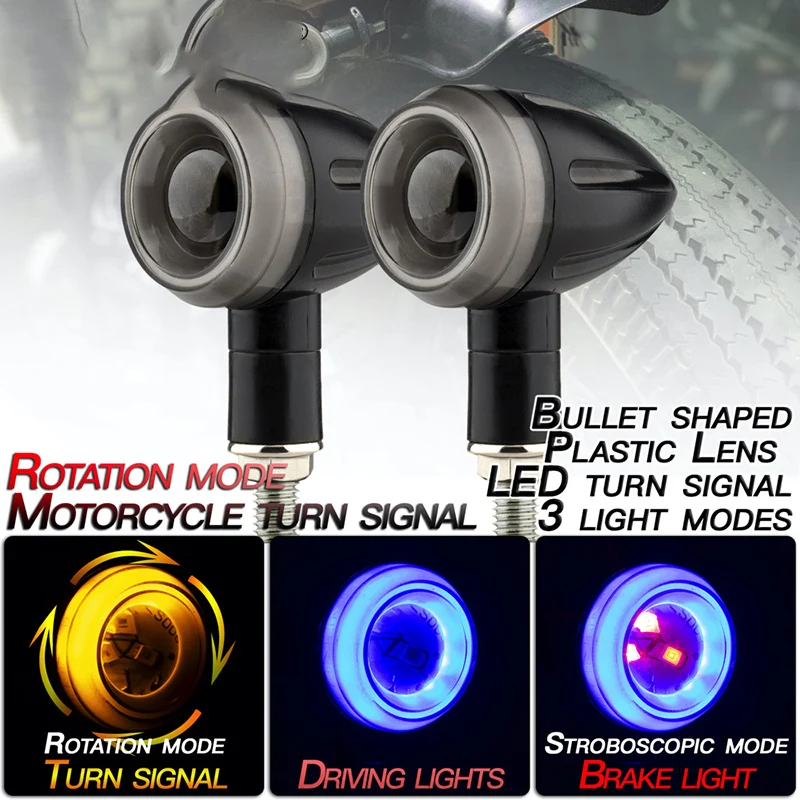 

2pcs Universal Motorcycle Turn Signal Light 12V 13 LED Super Bright Bulbs Light For Motorbike Off Road Indicator Lamp Hot Sale