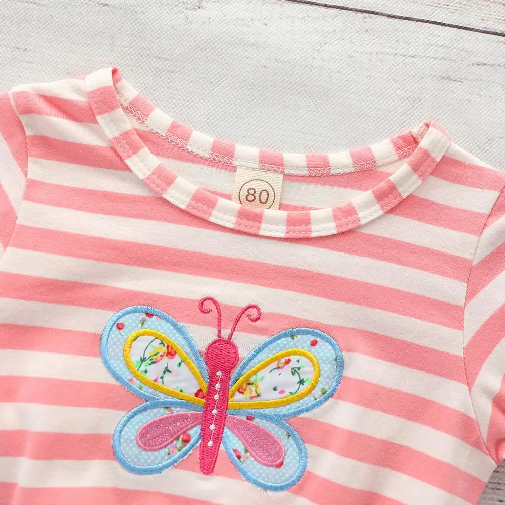 Платье-рубашка с длинным рукавом для маленьких девочек платье из тюля в полоску