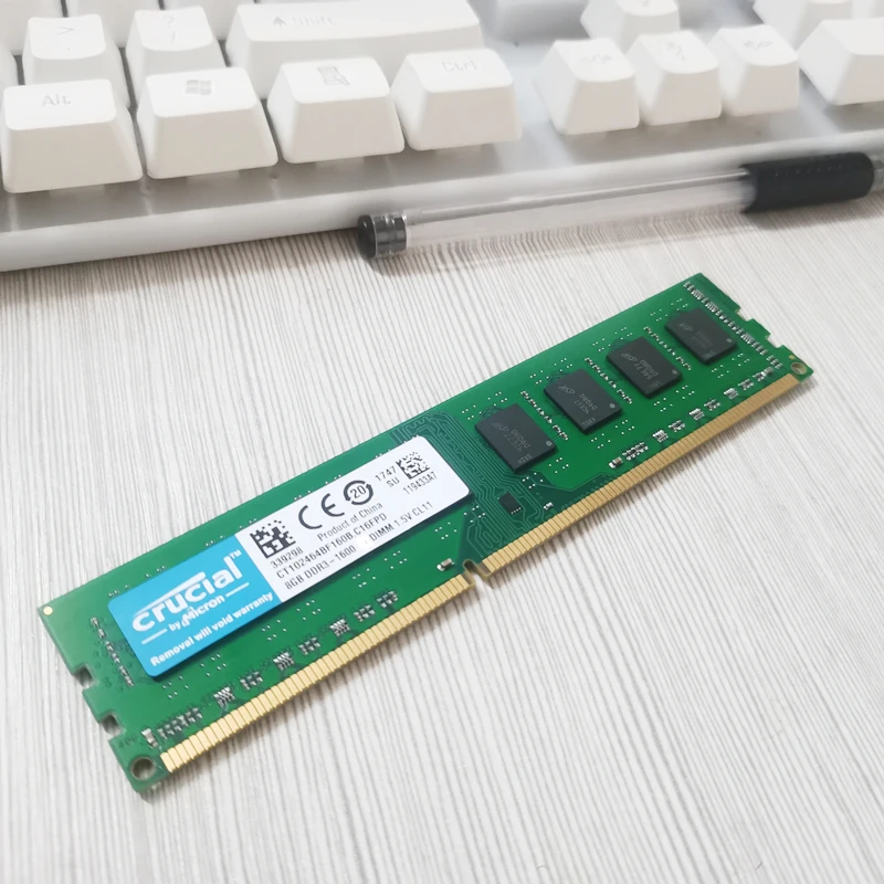 crucial ddr3 4gb 8gb desktop memory 1066mhz 1333mhz 1600mhz pc3 8500 10600 12800u 240pin non ecc unbuffered udimm ram memoria free global shipping