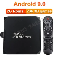 new x96 max plus 32g 64gb android 9 0 smart tv box 2 4g 5g wifi bluetooth 8k 2g 60fps set top box youtuble show voice assistant