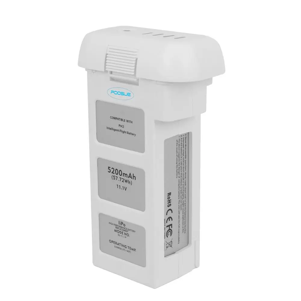 5200mAh 6000 мАч li-po аккумулятор dji phantom2 Аккумулятор для DJI Phantom 2+ Vision Квадрокоптер Дрон запчасти - Цвет: 5200mAh