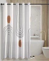 not inabstract sand roman hole waterproof shower curtain bath toilet shower tarpaulin hanging curtain home partition customize
