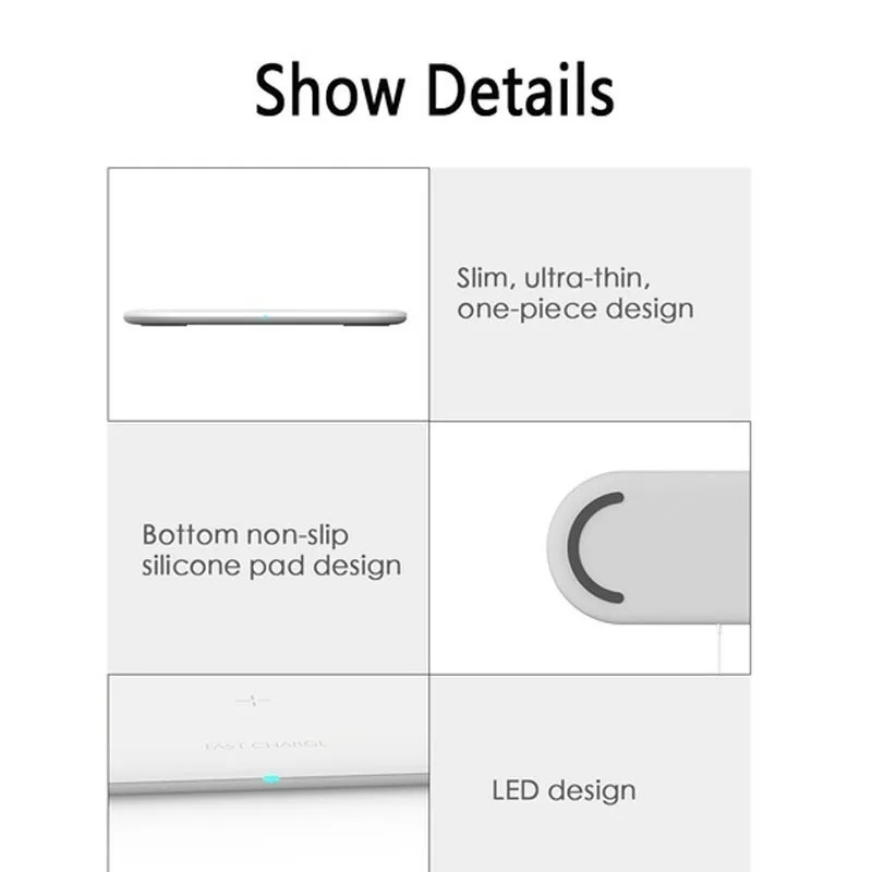 Зарядное устройство sans fil для iPhone Galaxy s10 note10 plus a50 беспроводное зарядное 3 в 1 Apple watch