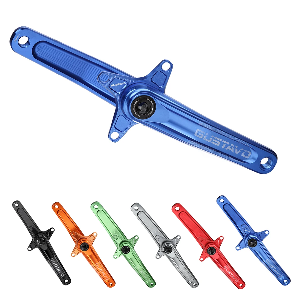 

GUSTAVO MTB Bicycle Crank Mountain Bike Crank For GXP TO 104BCD Chain Wheel 170/175mm