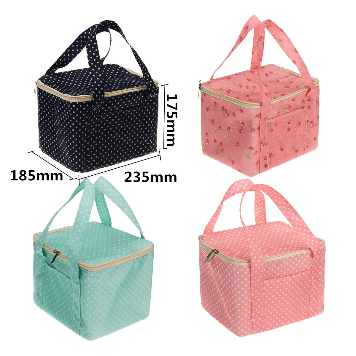 

Large Capacity Oxford Cloth Insulation Lunch Bags Thermal Food Picnic Travel Portable Waterproof Women Men Cooler Tote Hangbag
