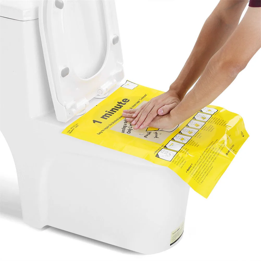 1 шт. одноразовая наклейка для унитаза вставка Плунжер простая фиксация