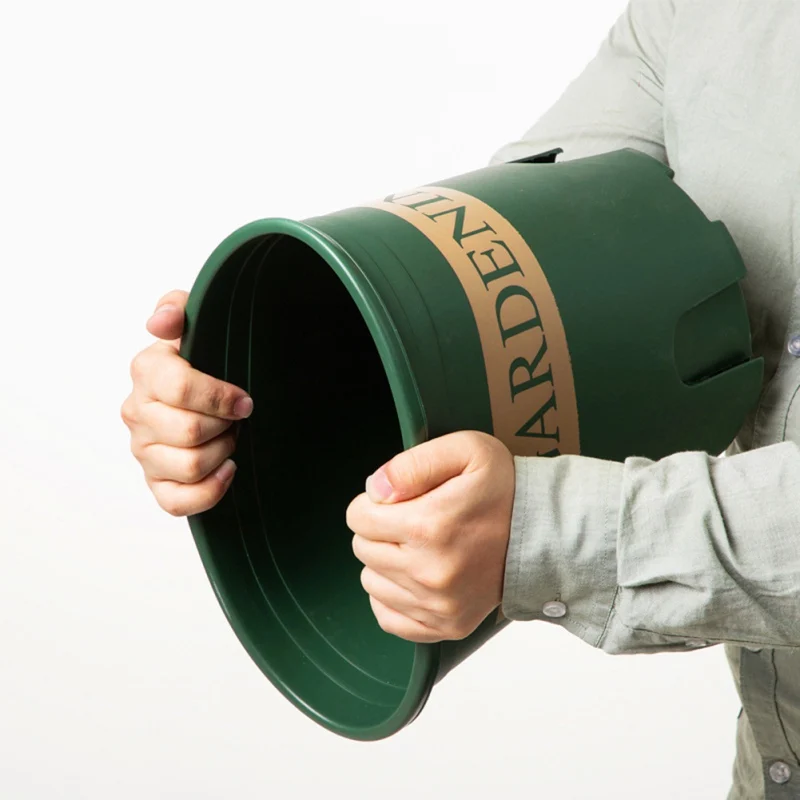 Массивный корень-контролируемый горшечный круглый розовый черный посадки