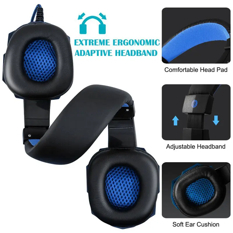 Профессиональный светодиодный светильник игровые наушники для компьютера PS4