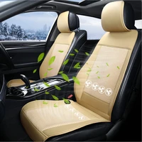 48 built in fan 3d 12v cooling car seat cushion cover air ventilated fan conditioned cooler pad 3 speeds car seat cushion cover