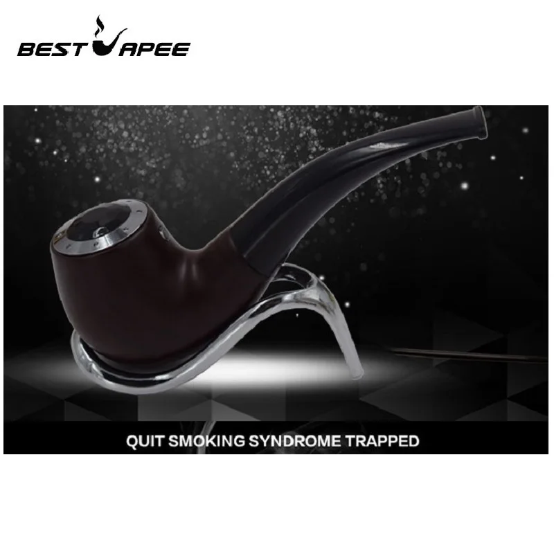 Электронная сигарета Mini E pipe 628 комплект с тремя картриджами деревянный цветной