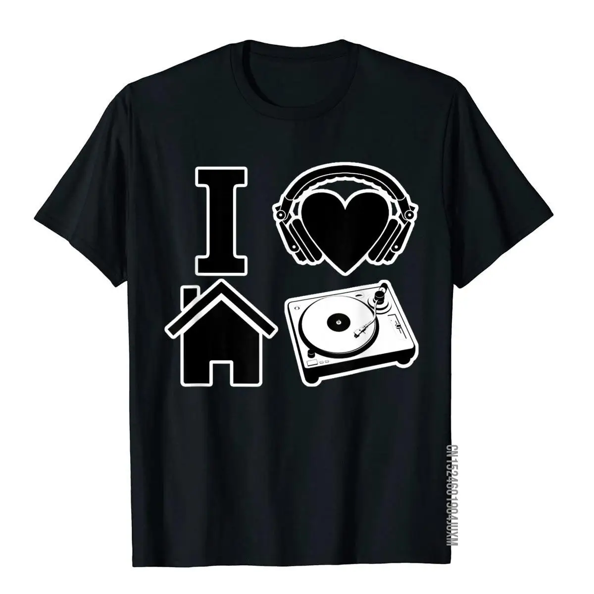 

Футболка мужская хлопковая с надписью «I Love House Music»