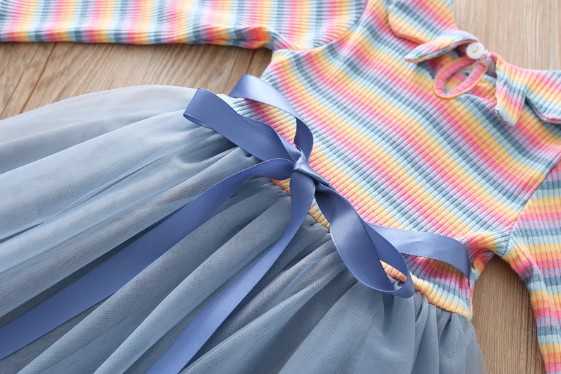 Baby Elegant Dress for Girls Spring Children Costumes kids Clothing Flower Dresses Teens Cute Christmas princess Party 5 6 years | Детская