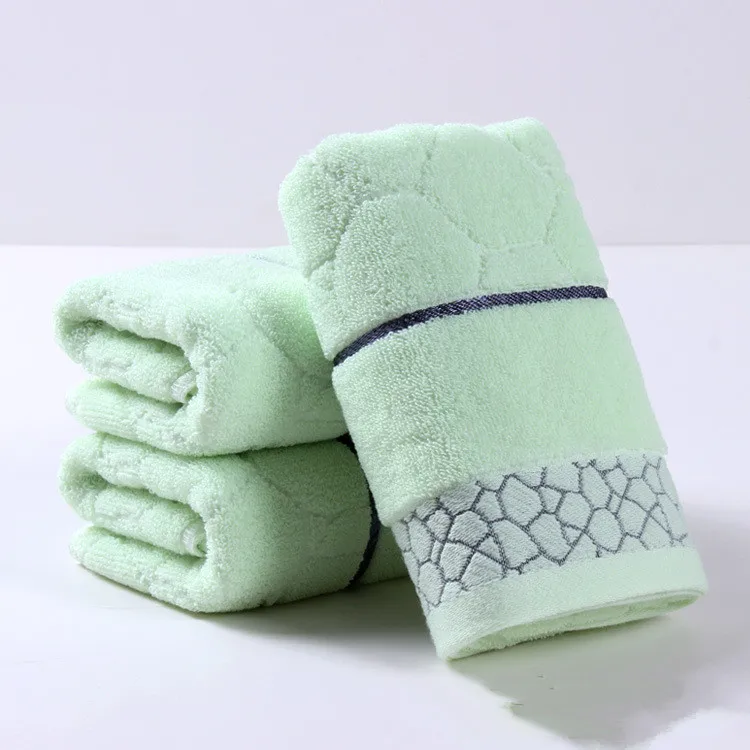 Полотенце для лица 2 шт. 34*74 см супермягкое длинное смятое Хлопковое полотенце