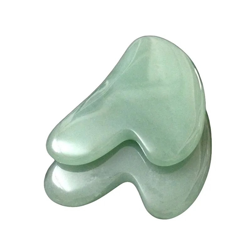 

Natural Jade Gua Sha Scraper Board Massage Rose Quartz Jade Guasha Stone For Face Neck Skin Lifting Wrinkle Remover Beauty Care