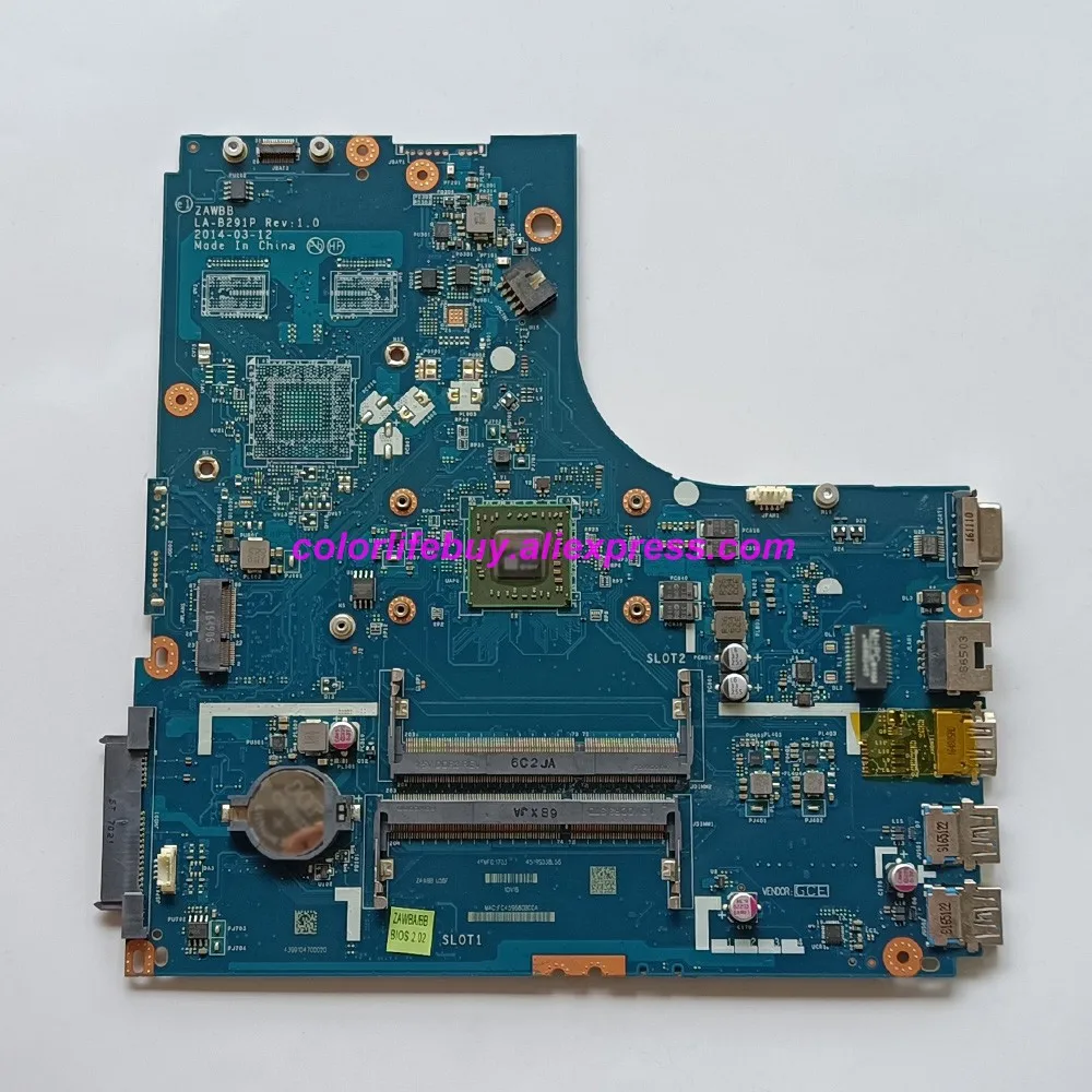 Genuine 5B20F86200 ZAWBB LA-B291P w A6-6310 CPU Laptop Motherboard for Lenovo B50-45 NoteBook PC Tested enlarge