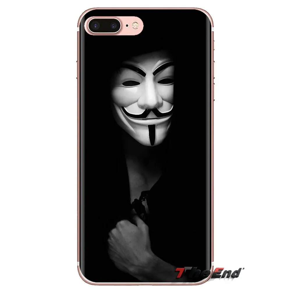 For Huawei P Smart Y6 P8 P9 P10 Plus Nova P20 Lite Pro Mini 2017 SLA-L02 SLA-L22 2i Cell Phone Cover Guy Fawkes Anonymous Mask V |