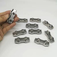 10pcs cablewirerope clamps m5 stainles steel 304 duplex clip