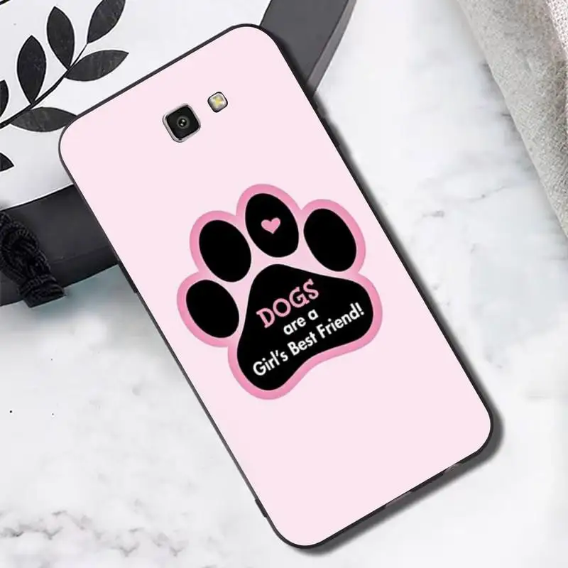 

Cat Dog Paw Animal Cartoon Phone Case for Samsung Note 8 9 10 20 lite pro ultra J 7 2 4 6 5 prime