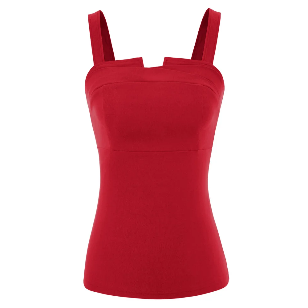 Пикантный женский топ Belle Time одежда ретро винтажный летний однотонный