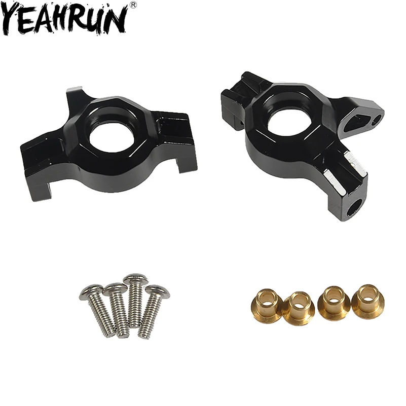 

YEAHRUN Wraith передние рулевые кастеты из алюминиевого сплава рулевая насадка для 1/10 RC Crawler Axial Wraith обновленные детали