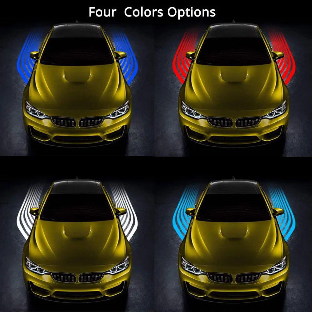 2X автомобильный ангельские крылья добро пожаловать светильник теневая лампа