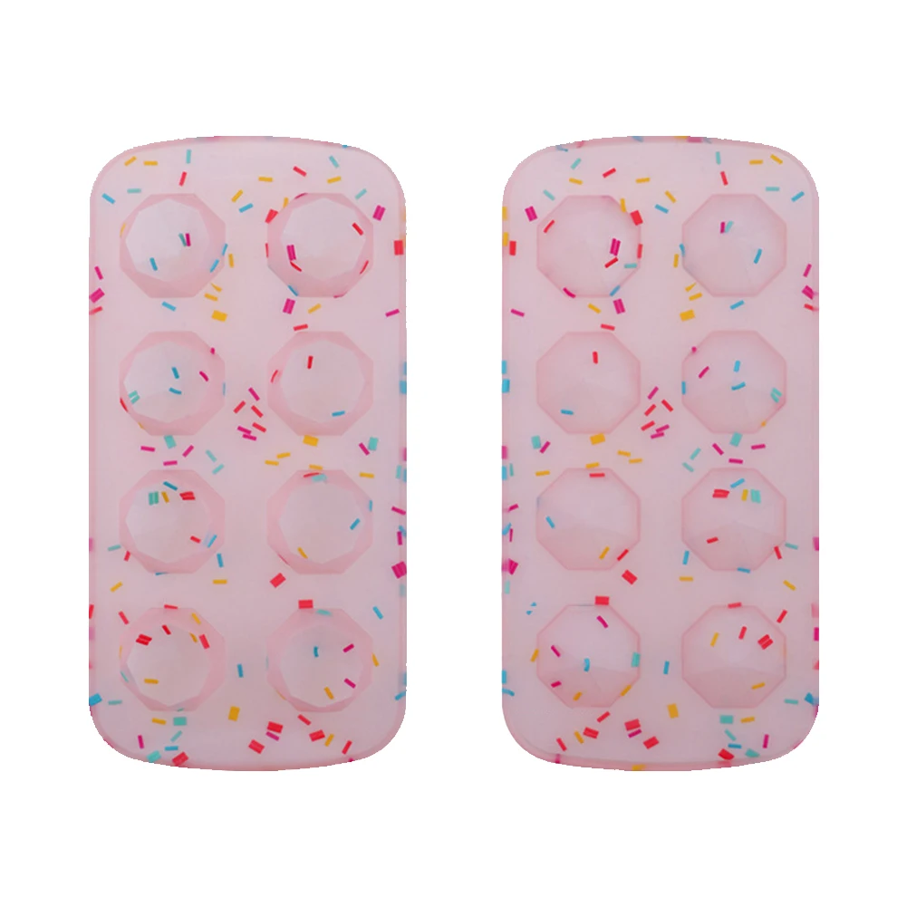 

Ice Cube Mold Food Grade Silicone Non Stick Diamond Star Shape 3D Silicone Mold for DIY Ice Cube Chocolate Baking Accessories