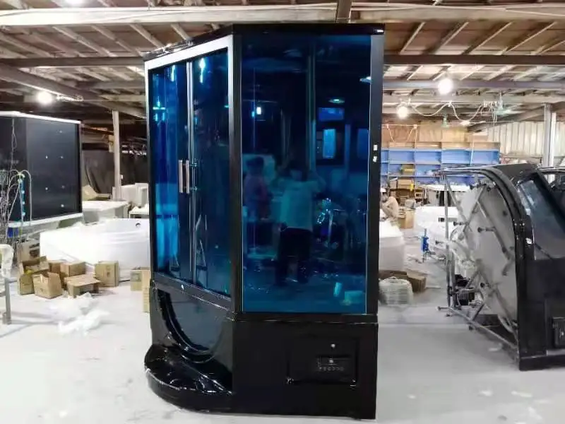 1500x1500x2200мм двойная ванная Паровая душевая кабина с ТВ мулт-функциональным