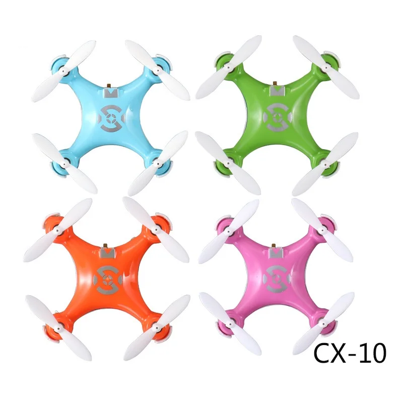 CX-10 RC Drone Pocket 4CH Mini Drone 6 Axis Gyro Helicopter Toys Mini Quadcopter Switchable Controller/3D Flip Headless Mode