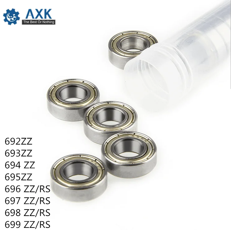 692ZZ 693 694 695 696 697 698 ZZ/RS ABEC 1 5 7 (699 шт.) 2x6x3 мм Миниатюрные шарикоподшипники 100 2RS 699