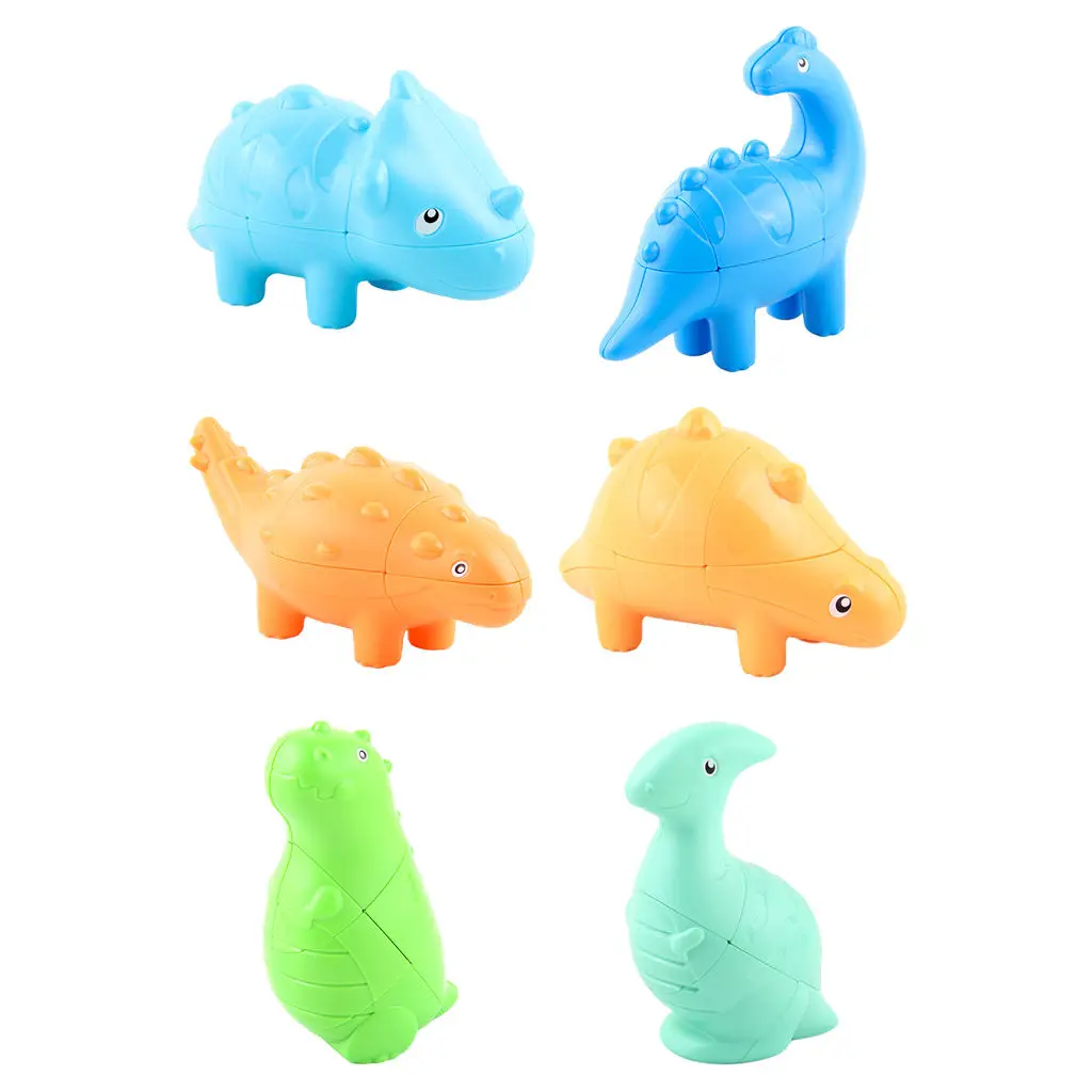 

Kids Dinosaur Puzzle Toy Educational Learning Montessori Enlighten Blocks Game Preschool for Toddlers Kids Children Gifts