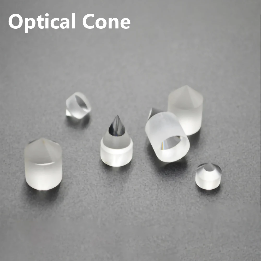 Optical cone 12.9x17mm Laser lens Optical experiment Prism Sensor lens Optical dispersion refraction Customizable