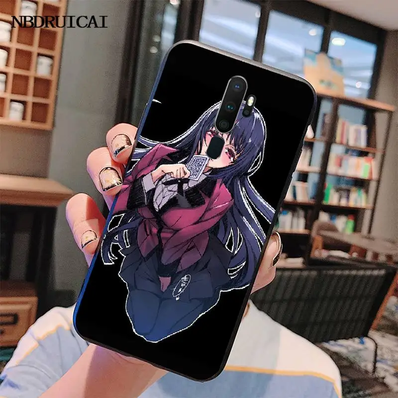 Японский аниме чехол PENGHUWAN Kakegurui Jabami Yumeko Bling Cute для телефона Oppo A5 A9 2020 A11x A71 A73S A1K