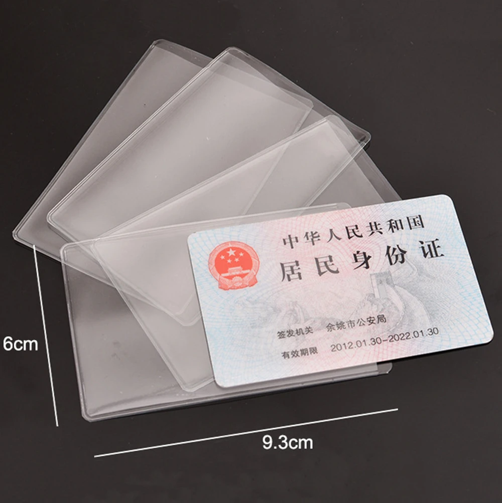 

Защитный чехол для карт, прозрачный, из ПВХ, 10 шт./лот