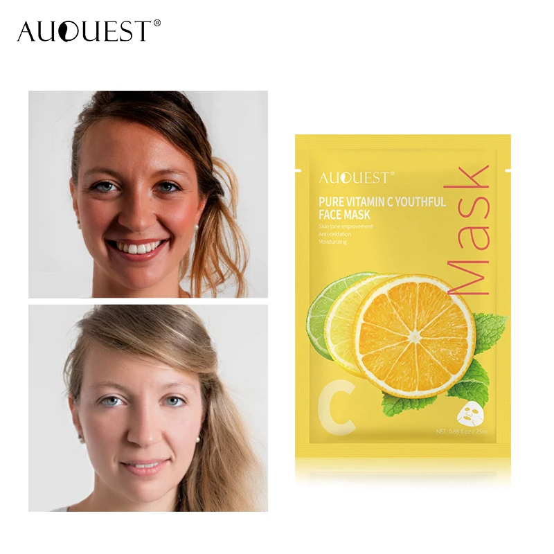 Увлажняющая отбеливающая маска для лица с витамином C | Красота и здоровье