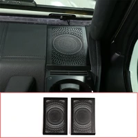 for mercedes benz g class w463 2004 18 car console instrument panel both sides speaker protection decoration net car accessories