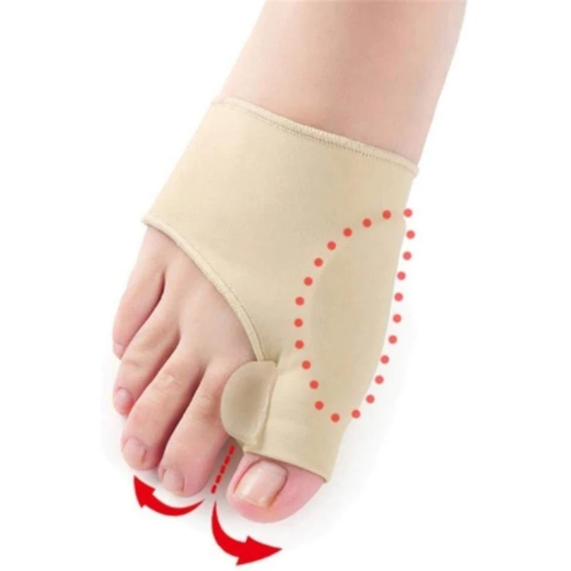 Комплект из 2 предметов с накатанной головкой Valgus коррекция защита для пальца