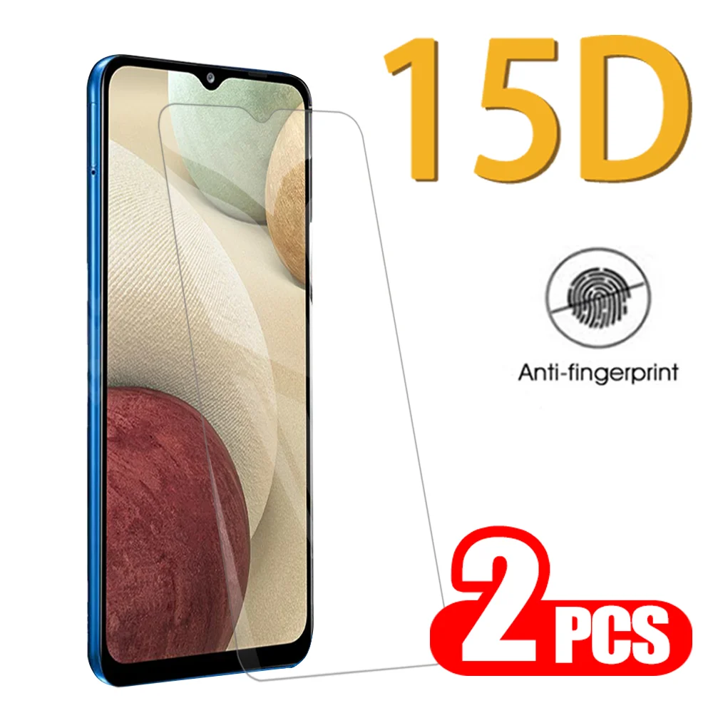 

2pcs Premium Screen Film Glass and Safety Glass For Samsung Galaxy A12 Tempered protective Glass for Samsung A12 M21s