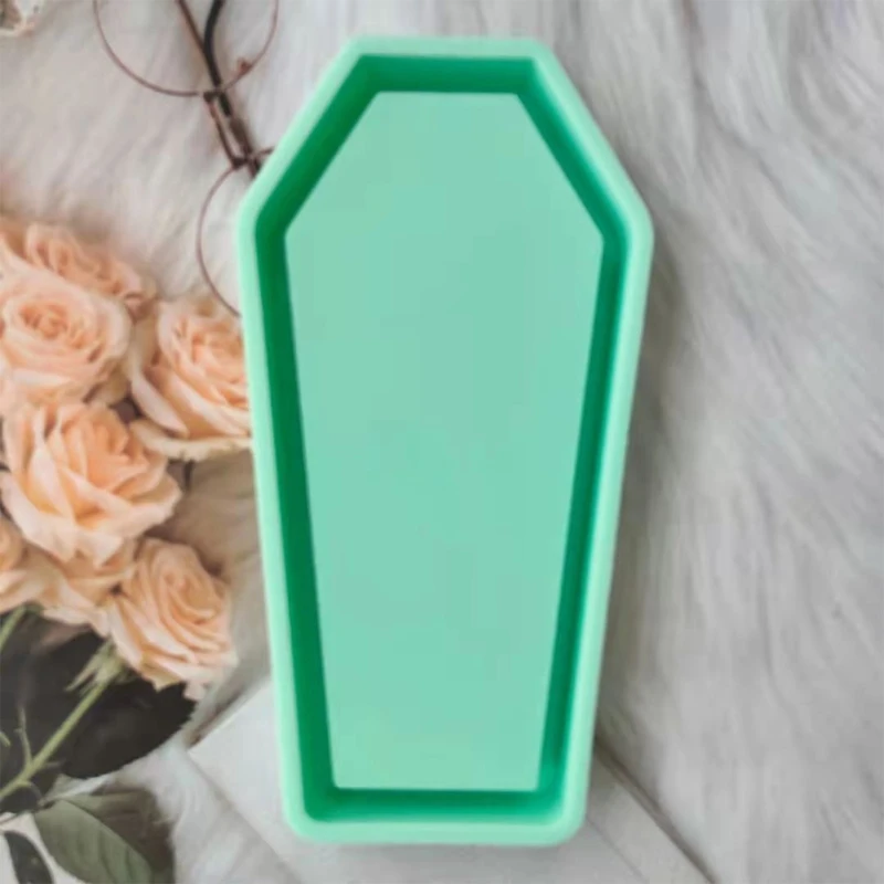

Coffin Box Epoxy Resin Mold Storage Case Silicone Mould DIY Crafts Jewelry Container Making Tool