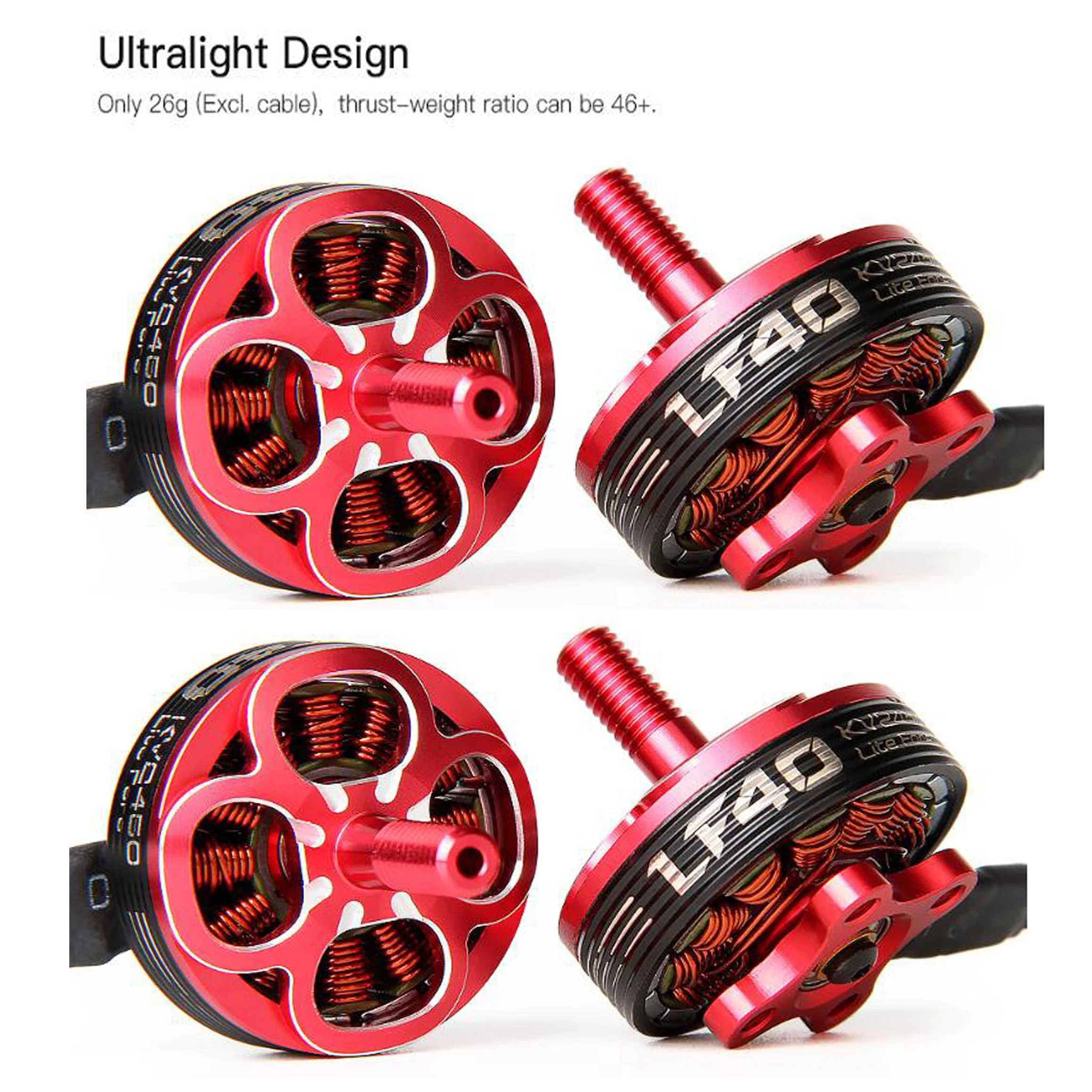 Оригинальный Т мотор LF40 2305 2450KV бесщеточный двигатель для RC Multirotor 210 250 FPV Racing