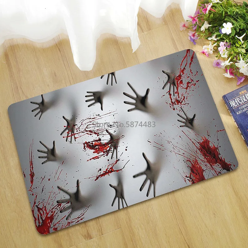 

Floor Mat Halloween Decor Carpet For Living Room Bathroom Bath Mat Absorbent Kitchen Rug