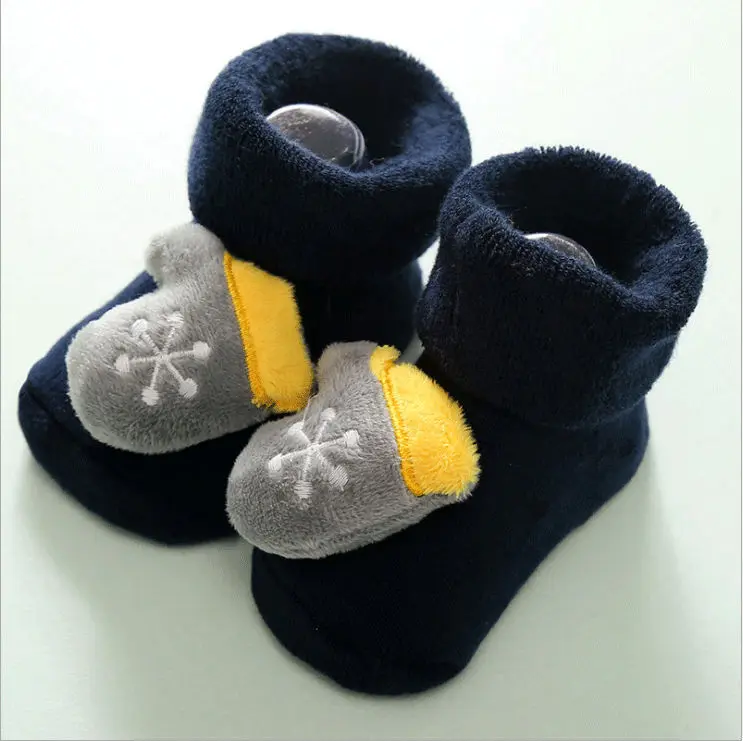 1 pair gloves Pudcoco/носки для малышей рождественские носки-тапочки для новорожденных мальчиков и девочек Нескользящие носки для малышей лучший подарок для малышей на Рождество - Цвет: 1 pair gloves