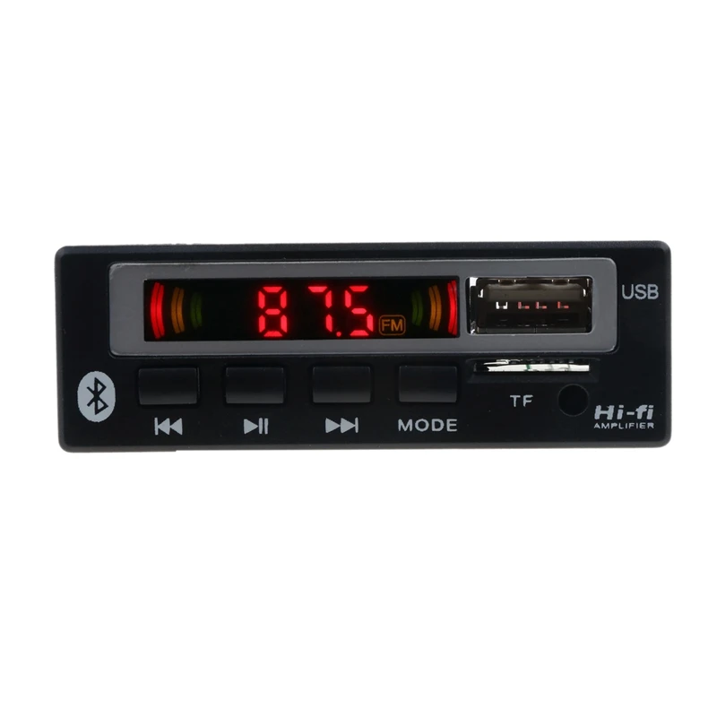 

Bluetooth5.0 Mp3 Wma Wav Decoder Board 5V 12V Wireless o Module Color Sn Usb Tf Fm Radio For Car Accessories