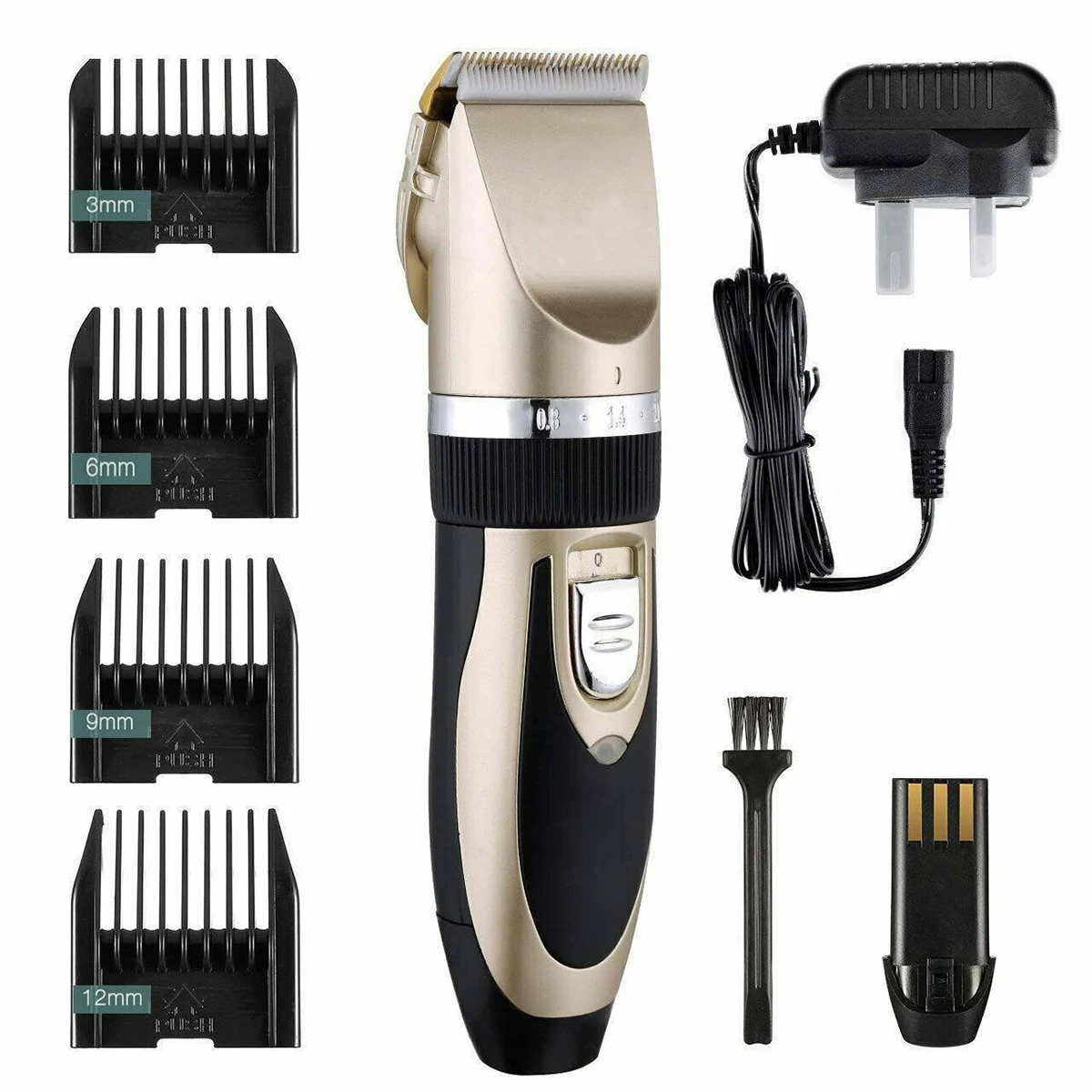 Professional Pet Dog Hair Trimmer Animal Grooming Clippers Cat Cutter Machine Shaver Electric Scissor Clipper 110-240V EU/US/UK | Дом и сад