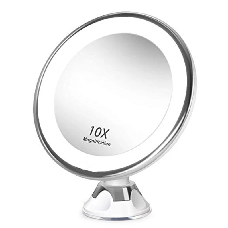 10x косметическое зеркало 10X светодиодный увеличительный светильник туалетное с
