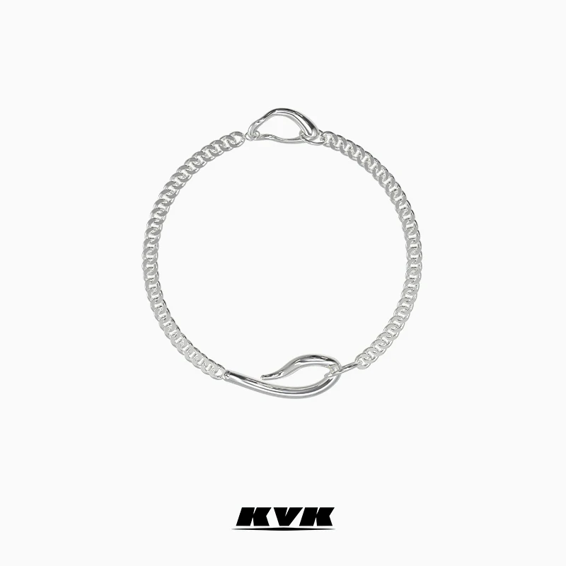 

KVK couple bracelet ins niche design 2021 new trend original minimalist hand accessories women's high-end fashion accessories