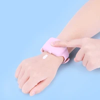 silicone wristband hand dispenser wearable hand sanatizer wristband dispenser soap dispenser bracelet desinfectant