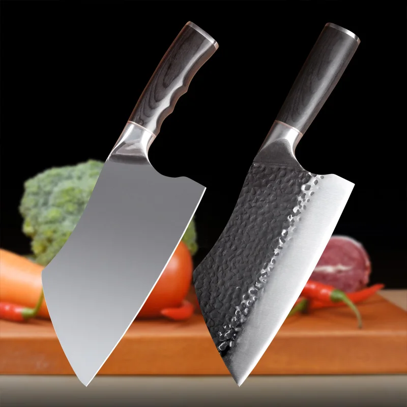 7.5inch Handmade Forged Chef Knife Kitchen Knife for Meat Bone Vegetables Slicing Kitchen Knfie  Cooking Tools