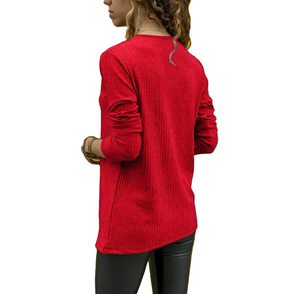 Модная женская футболка с длинным рукавом из искусственной кожи | Женская одежда