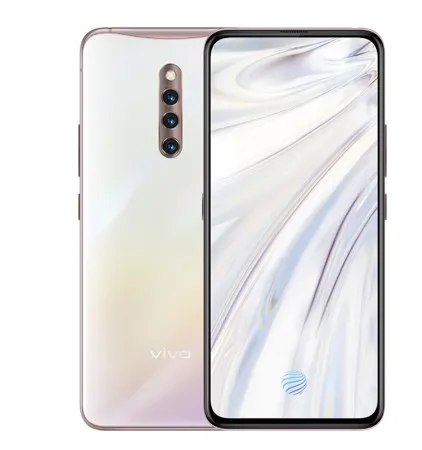Белый Мобильный телефон Vivo X27 Pro Snapdragon 710 Android 9,0 6," ips 2460X1080 8 Гб ram 256 ГБ rom 48.0MP подъемная камера - Цвет: Белый
